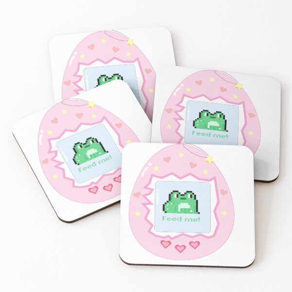 Item preview, Pink Tamagotchi Frog Pet designed and sold by KookiewthTae.