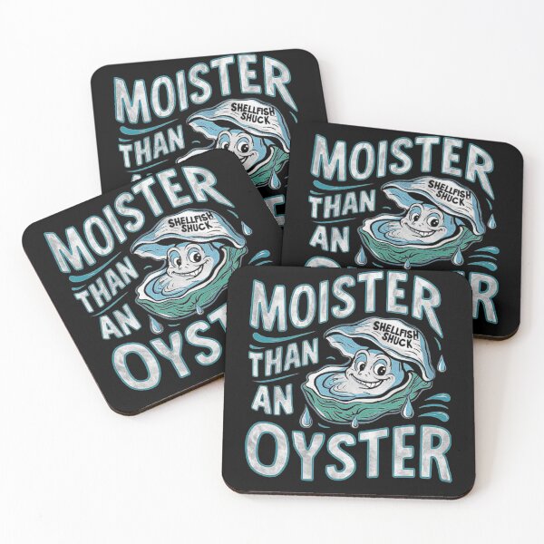 Item preview, Funny Moister Than An Oyster Cartoon Design designed and sold by love3617.