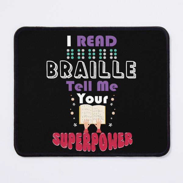 Item preview, I Read Braille Tell Me Your Superpower For Braille Teacher designed and sold by NNStoreFreiburg.