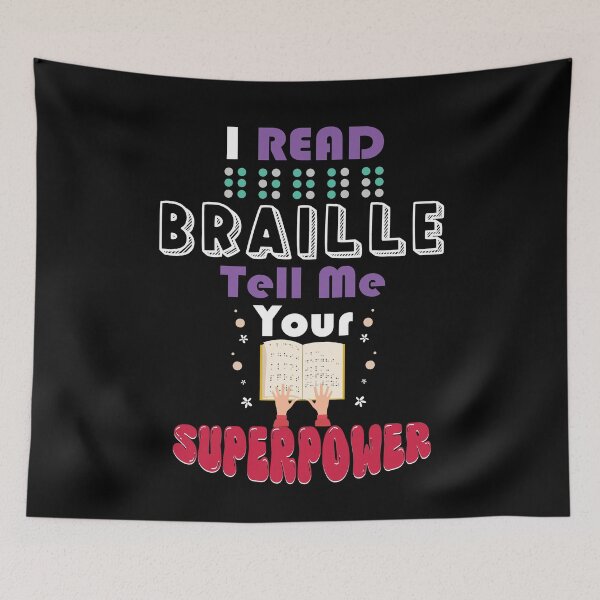 Item preview, I Read Braille Tell Me Your Superpower For Braille Teacher designed and sold by NNStoreFreiburg.