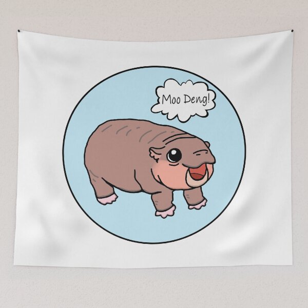 Item preview, Moo Deng designed and sold by ProfanityFarm.
