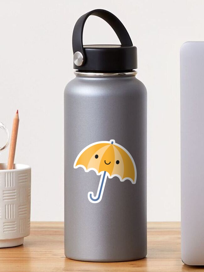 Thumbnail 1 of 3, Sticker, Rainy Day Kawaii Umbrellas designed and sold by marcelinesmith.
