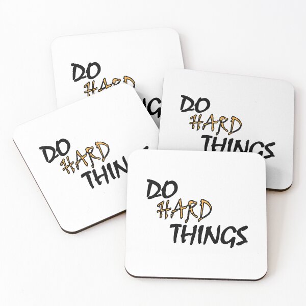 Item preview, DO HARD THINGS designed and sold by Positive Mindzet!.