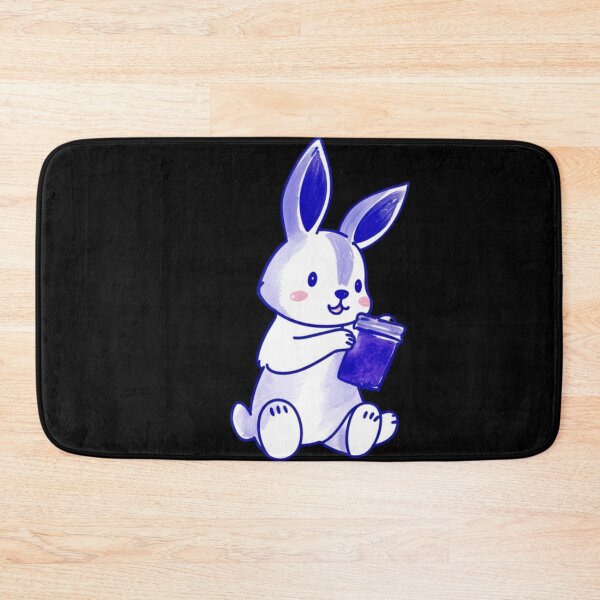 Item preview, Rabbit holding a blue jar designed and sold by savecloth.