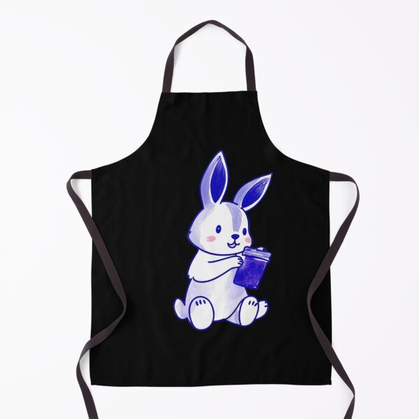 Item preview, Rabbit holding a blue jar designed and sold by savecloth.