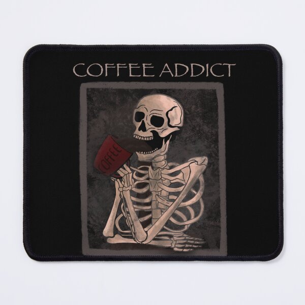 Item preview, Coffee addict skeleton  designed and sold by Mermaidssparkle.