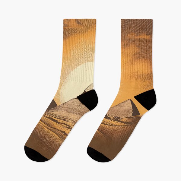Item preview, A Sunset Over the Pyramids design. designed and sold by HEMRO.