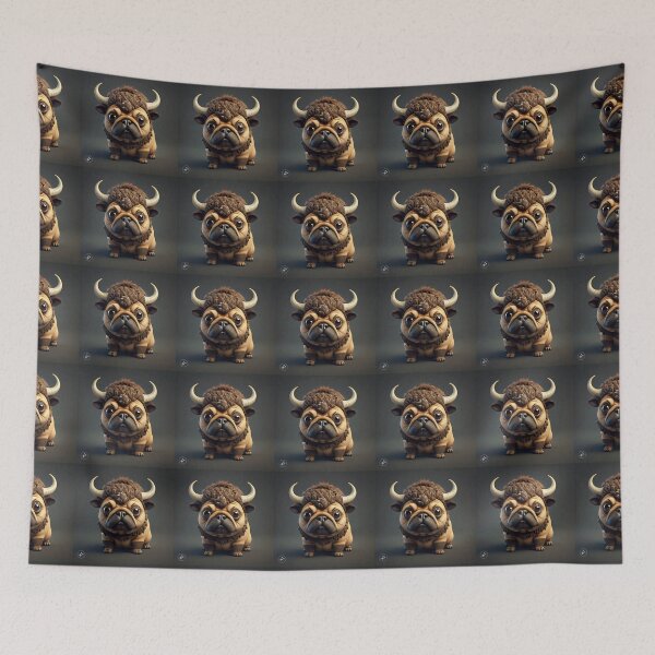 Item preview, pug bison designed and sold by pug-maniac.