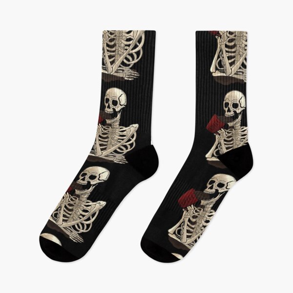 Item preview, Coffee addict skeleton  designed and sold by Mermaidssparkle.