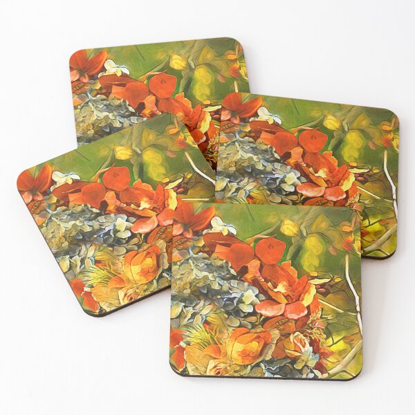 Item preview, Autumn flowers designed and sold by bdesignsnz.