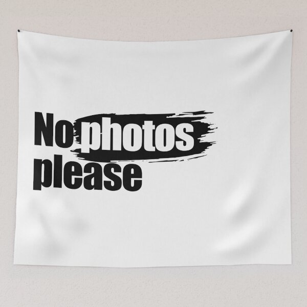 Item preview, No photos please designed and sold by aleibanez.