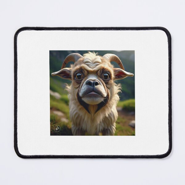 Item preview, puggy goat face designed and sold by pug-maniac.