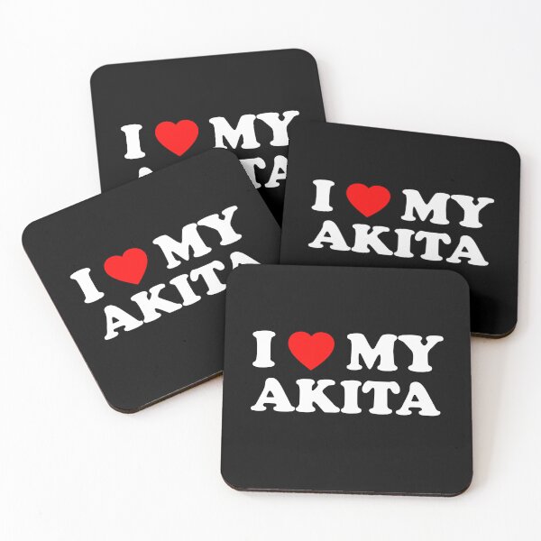 Item preview, I Love My Akita Heart Dog Gift designed and sold by Guarddogdrive.