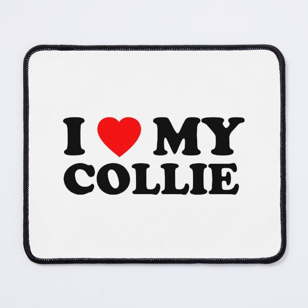 Item preview, I Love My Collie Heart Dog Gift designed and sold by Guarddogdrive.