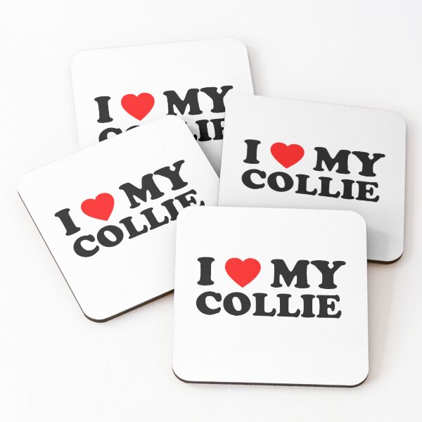 Item preview, I Love My Collie Heart Dog Gift designed and sold by Guarddogdrive.