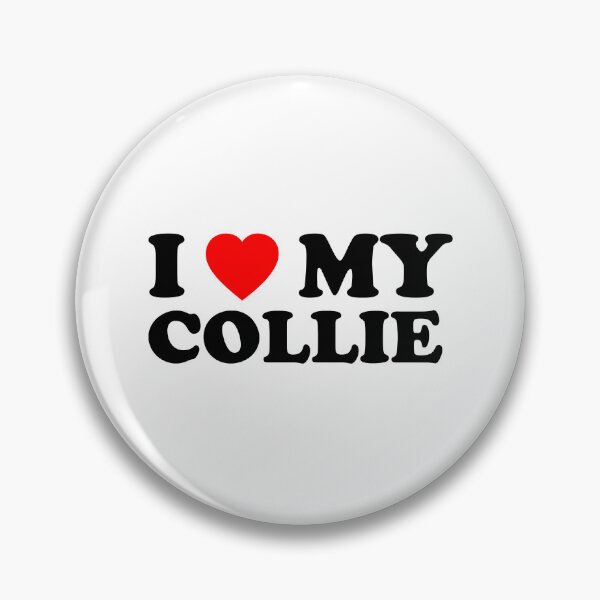 Item preview, I Love My Collie Heart Dog Gift designed and sold by Guarddogdrive.