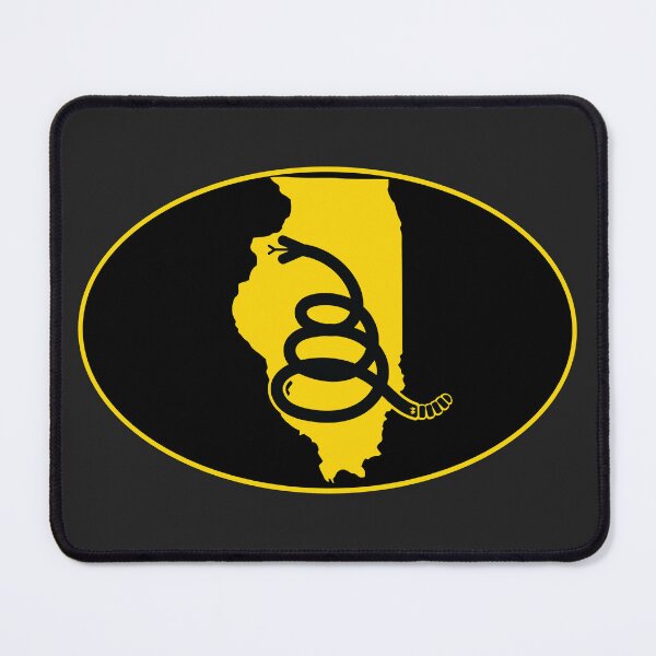 Item preview, ILLINOIS - Freedom Is The Superpower - Modern Gadsden Snake Flag - Dont Tread On Me design designed and sold by pelagio.