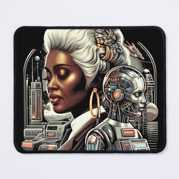 Item preview, Sci-fi Woman designed and sold by PulpVintage.