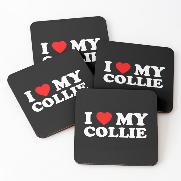 Item preview, I Love My Collie Heart Dog Gift designed and sold by Guarddogdrive.