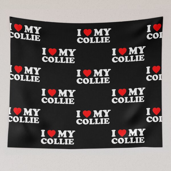 Item preview, I Love My Collie Heart Dog Gift designed and sold by Guarddogdrive.