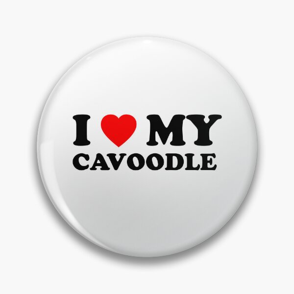 Artikelvorschau, Ich liebe mein Cavoodle Herz Hund Geschenk entworfen und verkauft von Guarddogdrive.
