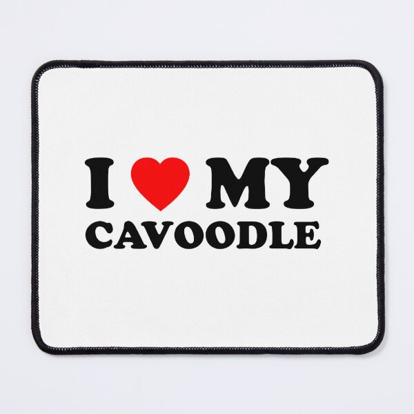 Item preview, I Love My Cavoodle Heart Dog Gift designed and sold by Guarddogdrive.