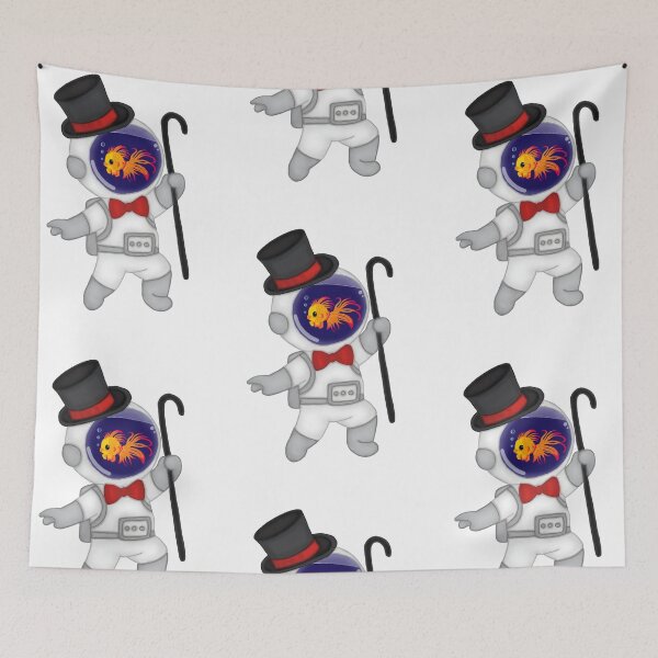 Item preview, Fish the Astronaut on Broadway designed and sold by ChaosAndLace.