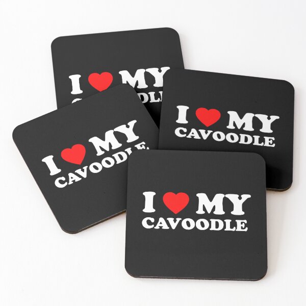 Item preview, I Love My Cavoodle Heart Dog Gift designed and sold by Guarddogdrive.