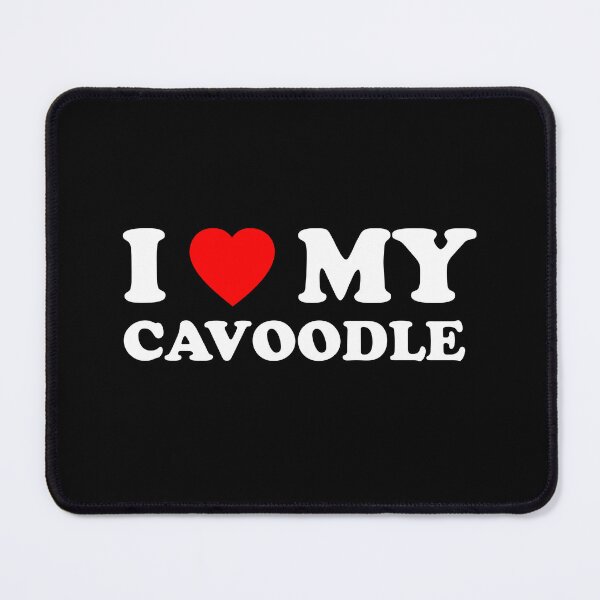 Item preview, I Love My Cavoodle Heart Dog Gift designed and sold by Guarddogdrive.