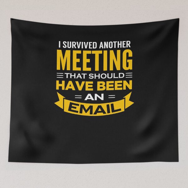 Item preview, I Survived Another Meeting  designed and sold by ChangeNarrative.