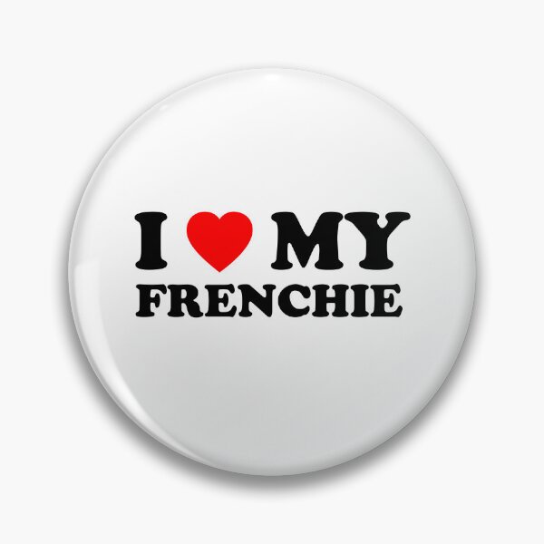 Item preview, I Love My Frenchie Heart Dog Gift designed and sold by Guarddogdrive.