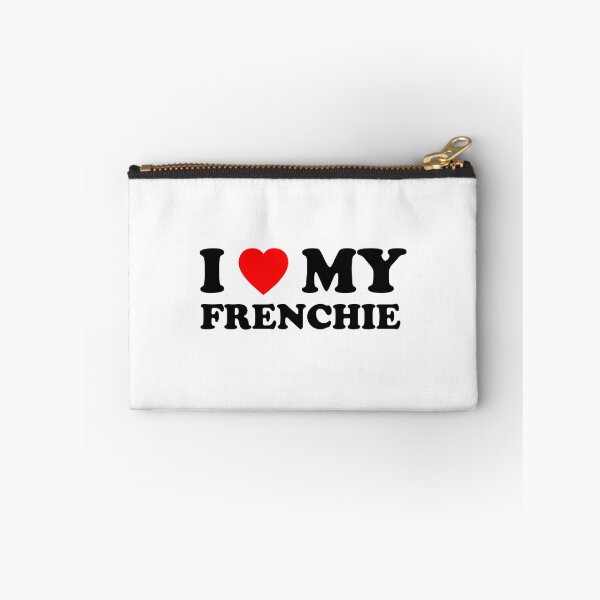 Item preview, I Love My Frenchie Heart Dog Gift designed and sold by Guarddogdrive.