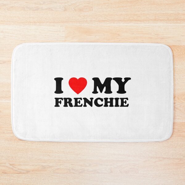 Item preview, I Love My Frenchie Heart Dog Gift designed and sold by Guarddogdrive.