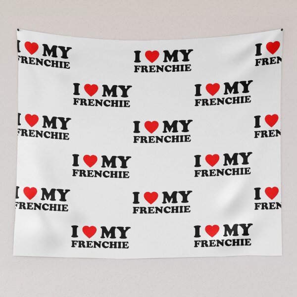 Item preview, I Love My Frenchie Heart Dog Gift designed and sold by Guarddogdrive.