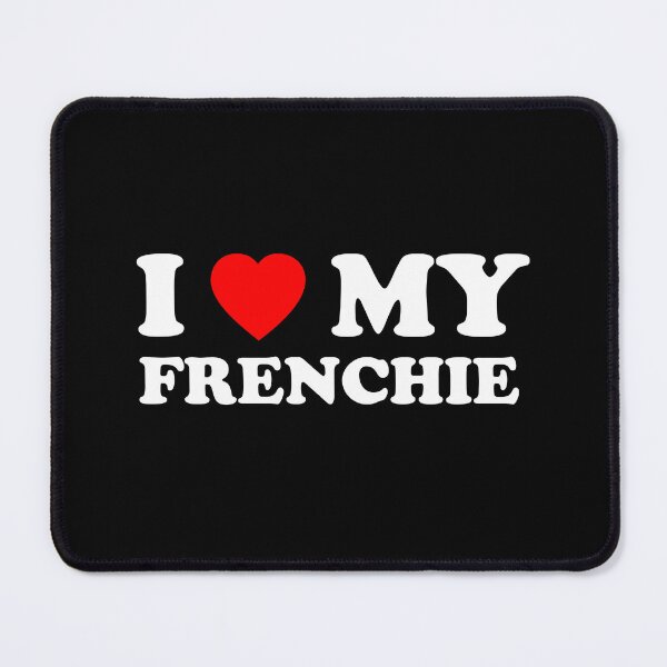 Item preview, I Love My Frenchie Heart Dog Gift designed and sold by Guarddogdrive.