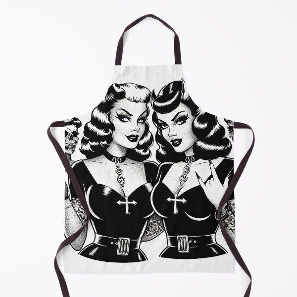 Item preview, Retro Evil Girls designed and sold by PulpVintage.