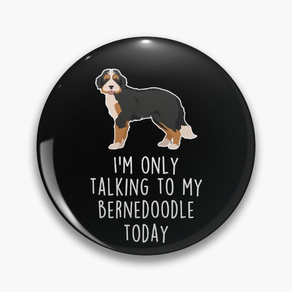Item preview, Bernedoodle Dog Talking To designed and sold by Clara Hollins.