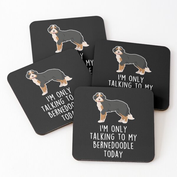 Item preview, Bernedoodle Dog Talking To designed and sold by Clara Hollins.