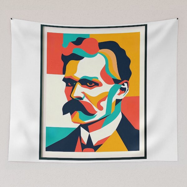 Item preview, Friedrich Nietzsche: Philosophy Meets Art! designed and sold by OzzFrequency.
