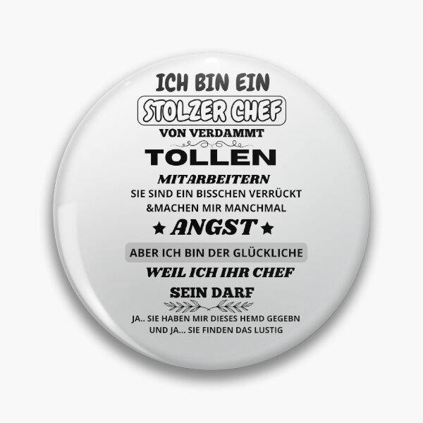 Item preview, Ich Bin Ein Stolzer Chef Von Verdammt Tollen Mitarbeitern designed and sold by ELK20.