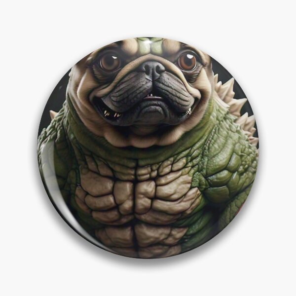 Artikelvorschau, Mops Zilla entworfen und verkauft von pug-maniac.