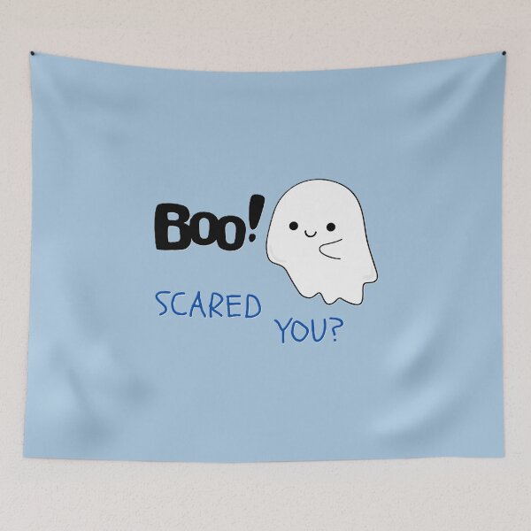 Item preview, Baby blue color Boo scared you? Funny Phrase designed and sold by EMMonovi.