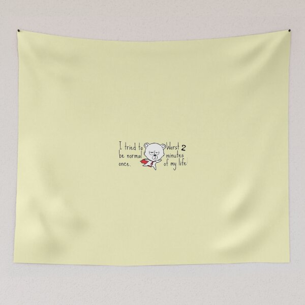 Item preview, I tried to be normal once. Worst 2 minutes of my life! designed and sold by AmuraLumina.