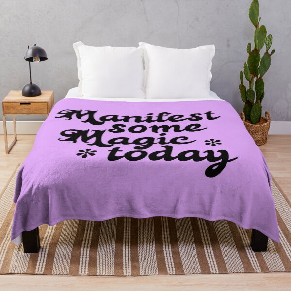 Item preview, Manifest Some Magic Today Positive Saying designed and sold by fontspree.