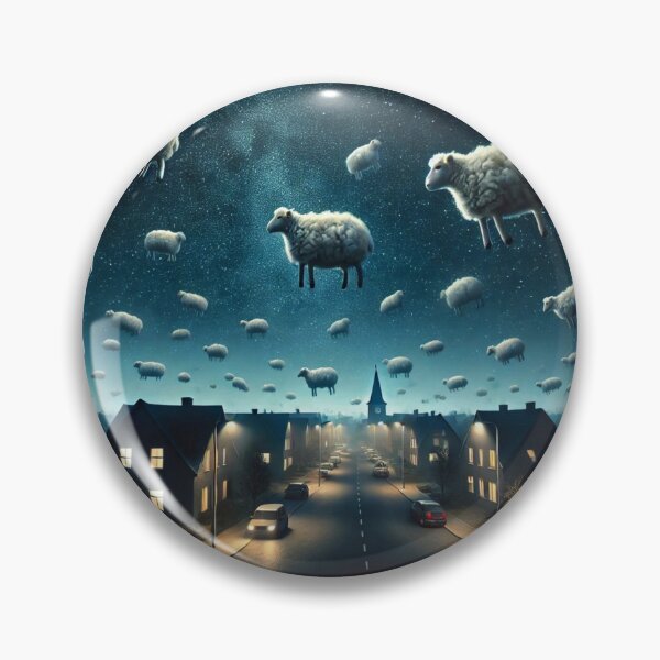 Item preview, Sheep in the night sky designed and sold by II0FU5.