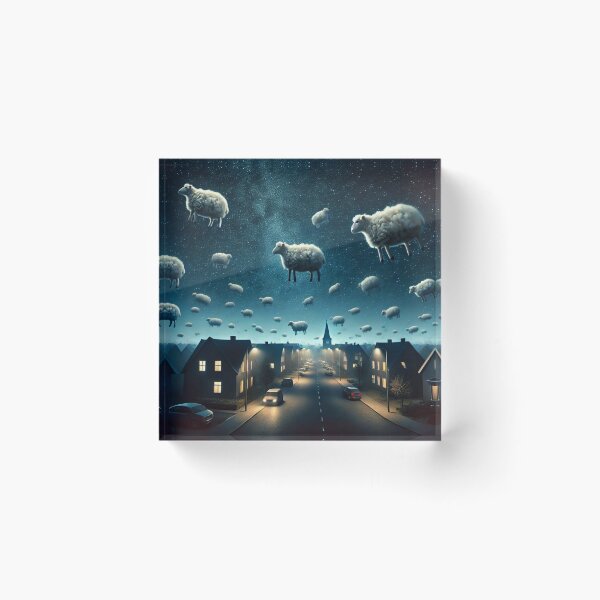 Item preview, Sheep in the night sky designed and sold by II0FU5.