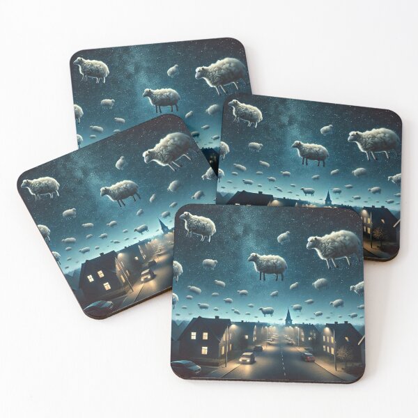 Item preview, Sheep in the night sky designed and sold by II0FU5.