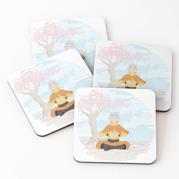 Item preview, Aang Meditating Cherry Blossoms - AtLA designed and sold by Epicenter88.