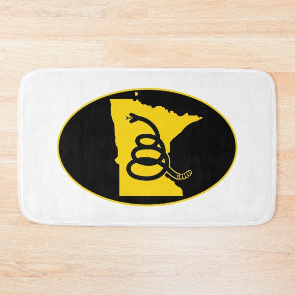 Item preview, MINNESOTA - Freedom Is The Superpower - Modern Gadsden Snake Flag - Dont Tread On Me design designed and sold by pelagio.