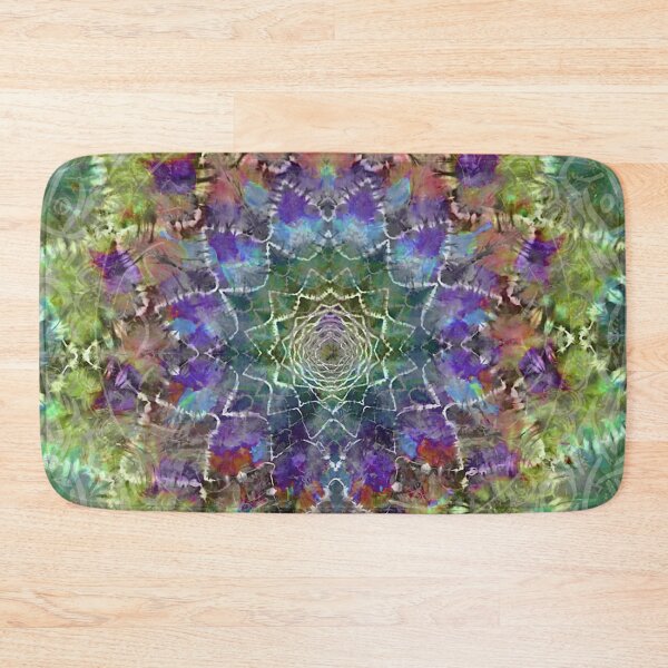 Item preview, Tie Dye Mandala psychedelic grateful dead head phish tour festival designed and sold by AuroraXGreen.